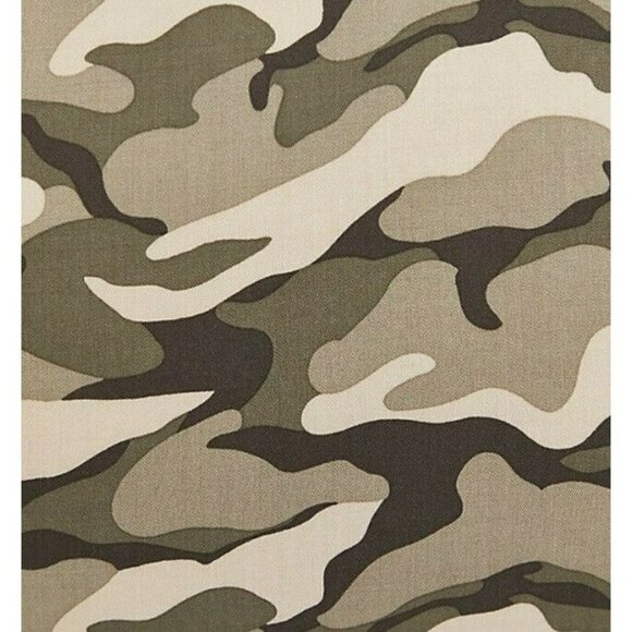 TORRID Sleeveless 1/4 Zip Up Front shirt Dress Challis Camo Plus Size 1X - Picture 4 of 4